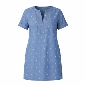 J. McLaughlin Blue Short Sleeve Dress